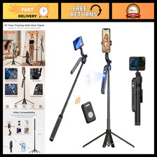 Auto Face Tracking Tripod for iPhone  Android, 70  Extendable 360  Rotation Sel