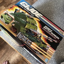 Vintage GI JOE Mobile Battle Bunker 1989 Original Box.. Box only