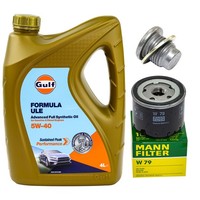 MotoröL Filter Set 5W-40 5 Liter + ÖLablassschraube FüR Dacia Duster Renault 1.5
