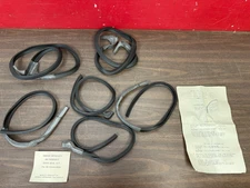 1949 1950 1951 MERCURY CONVERTIBLE DOOR RUBBER GASKETS SEALS WEATHERSTRIP 1225