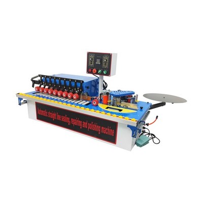 Automatic Edge Banding Machine for Woodworking 110V Double-sided Gluing&Trimming