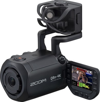 Professioneller Video Webcam Handyrecorder m. 4K & 4 Spur Audio f. iOS, Android