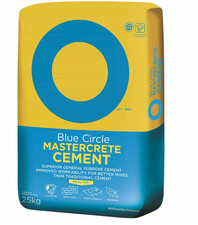 1 x Blue Circle Mastercrete Cement 25kg - Quick & Free Delivery