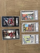 NFL Top QB Josh Allen, Lamar Jackson, Caleb Williams, Joe Montana Graded 5 Cards