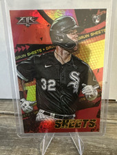 Topps 2022 Fire Gavin Sheets Rookie #77 Chicago White Sox MLB Baseball Card. rookie card picture