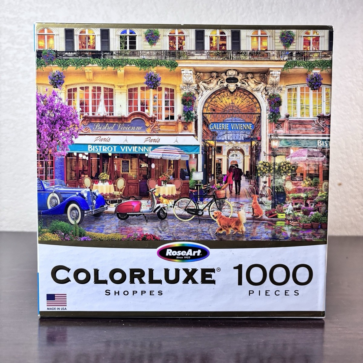 Bistrot Vivienne By David Maclean 1000 Piece Jigsaw Puzzle RoseArt