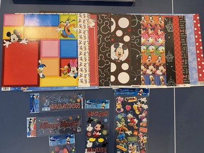 Disney Mickey Mouse & Friends Theme Scrapbook Paper & Stickers