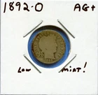 W@W 1892-o  Barber Dime, ( Better Date!! ) AG+ !!!!!!!!!!