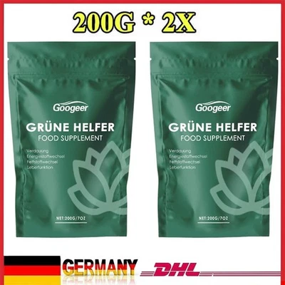 VITAFANT Verdauungsergänzung 200g Ernährung Nahrungsergänzung natürliches Grünpulver DE