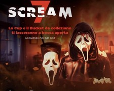 SCREAM 7 Popcorn Eimer und Trinkbecher Kinofilm Ghostface unbenutzt OVP!