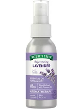 Pure Lavender Essential Oil 2.4 Fl Oz Aromatherapy Mist For Hydration And Rel...