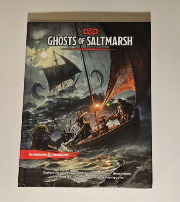 Dungeons & Dragons Ghosts of Saltmarsh Book D&D  Wizards RPG New Hardcover 