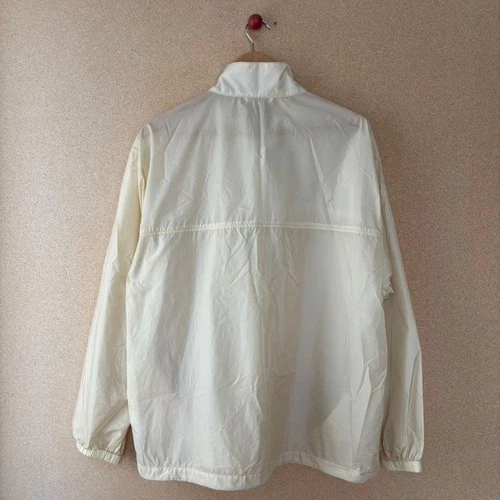 AURALEE Light Nylon Half Zip Pullover Yellow Size 4 Used image 2