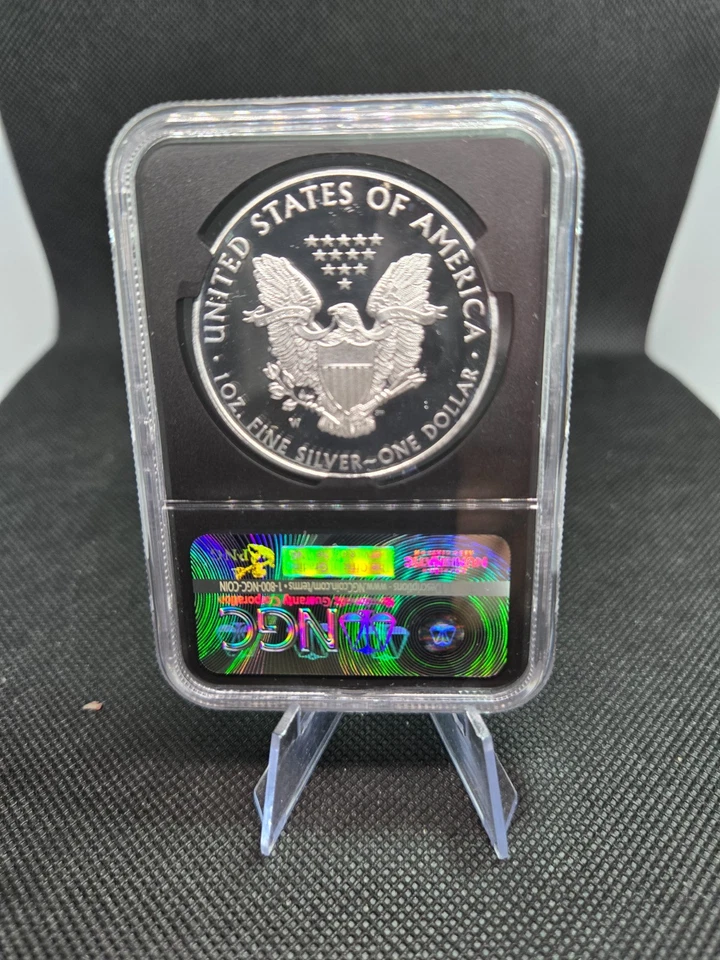 2016-W Silver Eagle – PF70 UCAM Early Release West Point Mint • NGC Certified • - Image 2 of 4