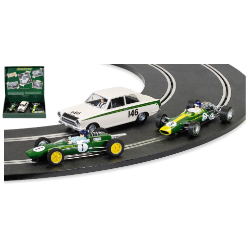 Jim Clark Collection Triple Pack Pz.3 Slot 1:32 Scalextric Slot -D- Neues Modell-image