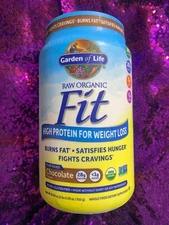 Raw Organic Fit, High Protein for Weight Loss, Chocolate, 2 lbs 0.09 oz (910 g)