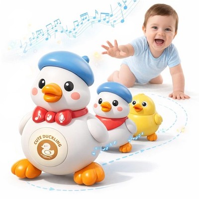 Waddling Duck for Babies, -Me Musical Dancing Mama Duck Family, Light Up Tumm...