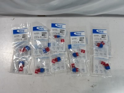 ICC IC1078F6BL CAT 6 HD Module Blue Network Data Connector - Lot of 10