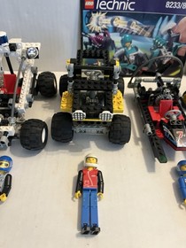 6 Vintage TECHNIC Vehicle & Minifigure Set # 8223 8230 8816 8207 8233 8239 Lot