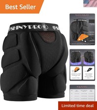 Protective Padded Shorts for Snowboarding and Skating,Tear Resistance Butt Pa...