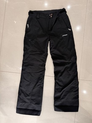Spyder Ski Pants Youth Sz 16 Black Snow pants Insulated Black Excellent Boy Girl