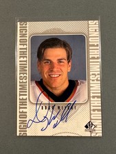Doug Weight 1998-99 SP Authentic Sign Of The Times Auto Edmonton Oilers