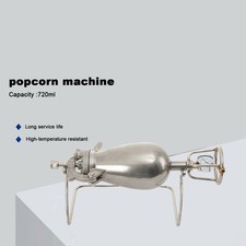 Hand Popcorn Maschine Edelstahl Popkornmaschi...