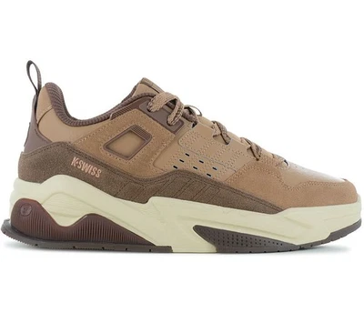K-Swiss TECHNA - Herren Sneaker Braun 09448-280-M Sport Freizeit Schuhe NEU
