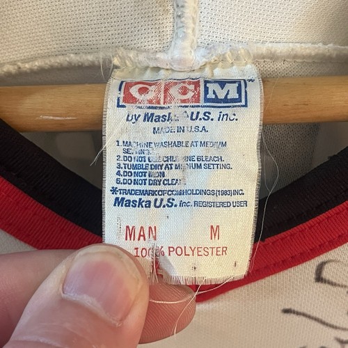 CCM Maska Chicago Blackhawks NHL Hockey Jersey White Men Medium M Jim Pappin 8 - 第 4/12 張圖片