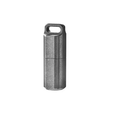 Titanium Alloy EDC Capsule Pill Holder Lighter Case Outdoor Storage Waterproof