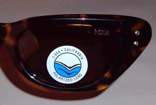 KOSTENLOSE PEOPLE ASTRID POLARISIERTE I-SEA KATZENSONNENBRILLE BRAUN/BERNSTEINAUGE BRANDNEU MIT ETIKETT - Bild 9 von 19