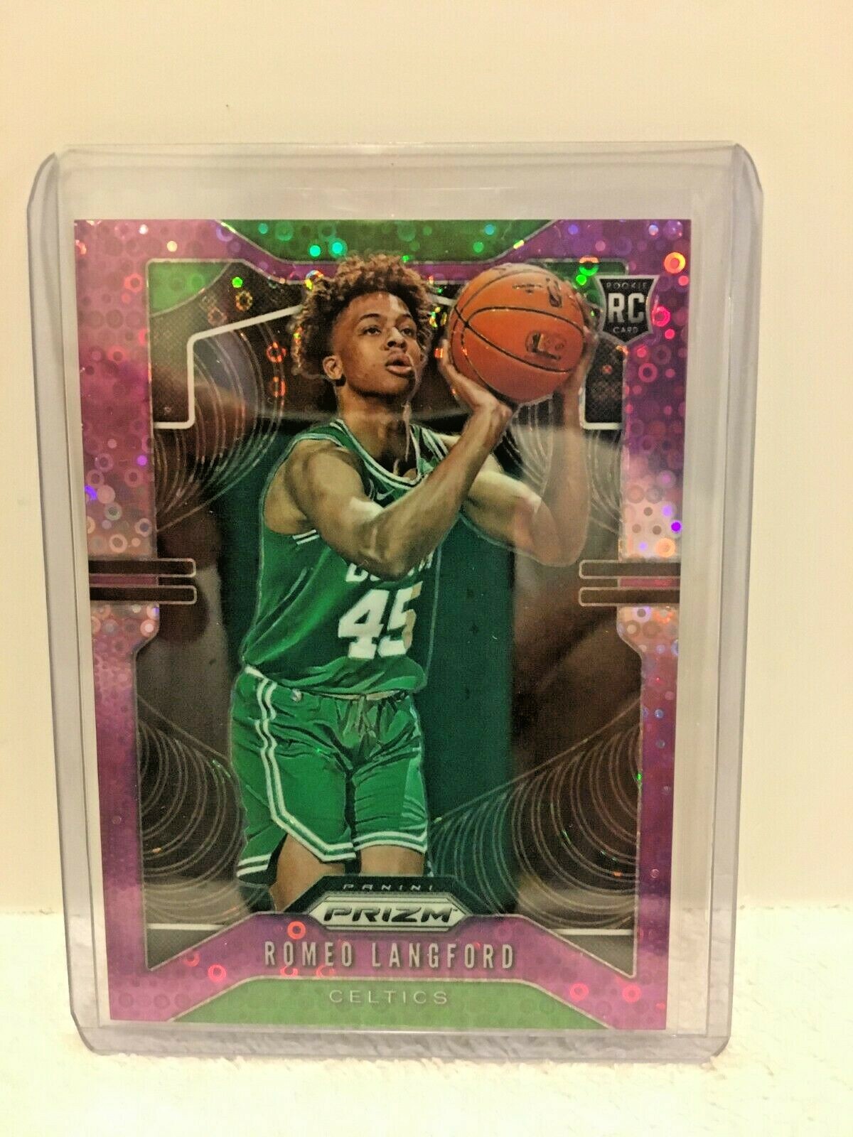 2019-20 Panini Prizm Purple Fast Break Romeo Langford RC Rookie #260 55/75 SP