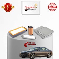 Wartungsset 4 Filter BMW Serie 7 F01 730D 155KW 211PS Ab 2011