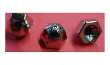 Lot of 3 Gottlieb Pinball Machine Stainless Acorn Nuts - 5/16" - New