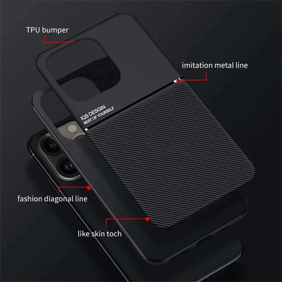 Luxury Slim Magnetic Cover Case For 16E 16 15 14 13 12 11 Pro Max XS XR - Image 4 of 4