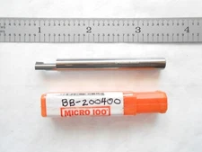 NEW MICRO 100 USA SOLID CARBIDE BORING BAR .200" MIN BORE X .400" MAX BORE DEPTH
