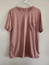 Vuori Linear Tech Performance Shirt T-Shirt Pocket Tee Short Sleeve SZ XL