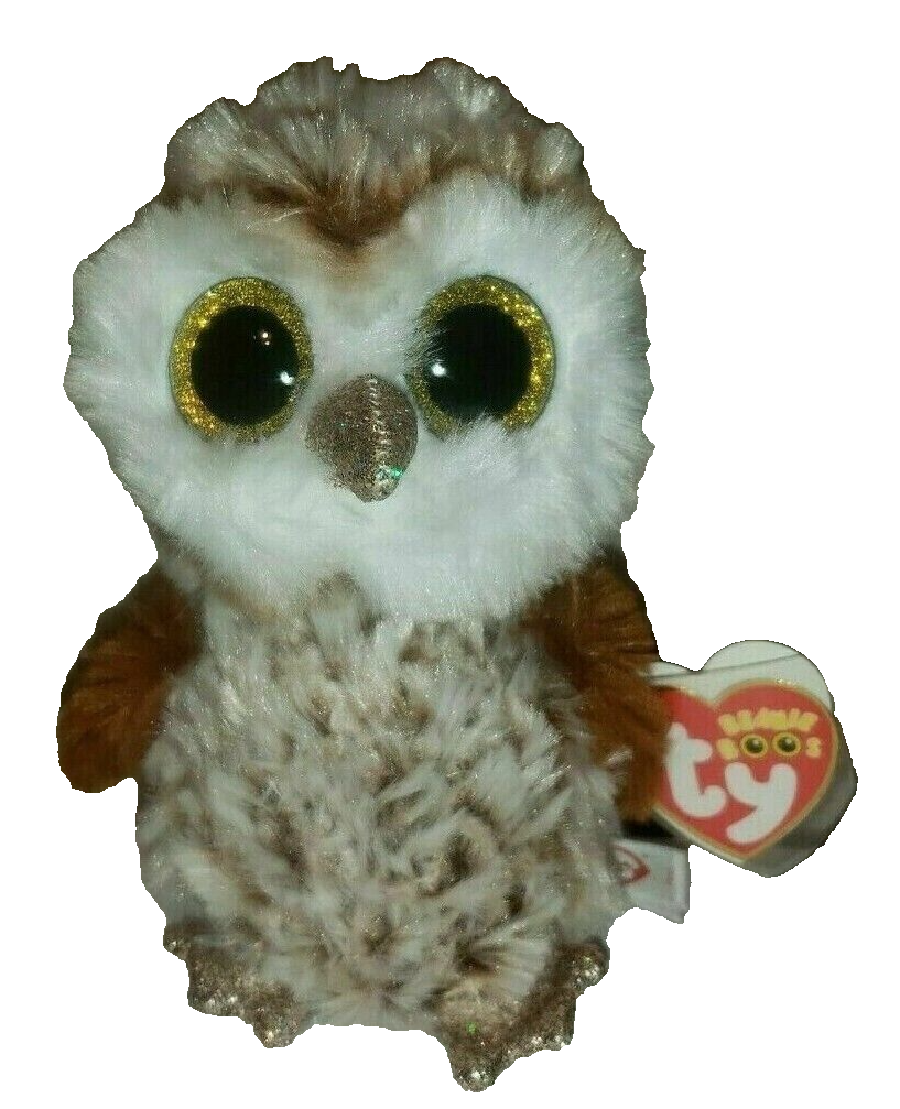 Ty Beanie Boos PERCY the Brown Owl (6 Inch) NEW MWMTs Plush Stuffed  Animal Toy