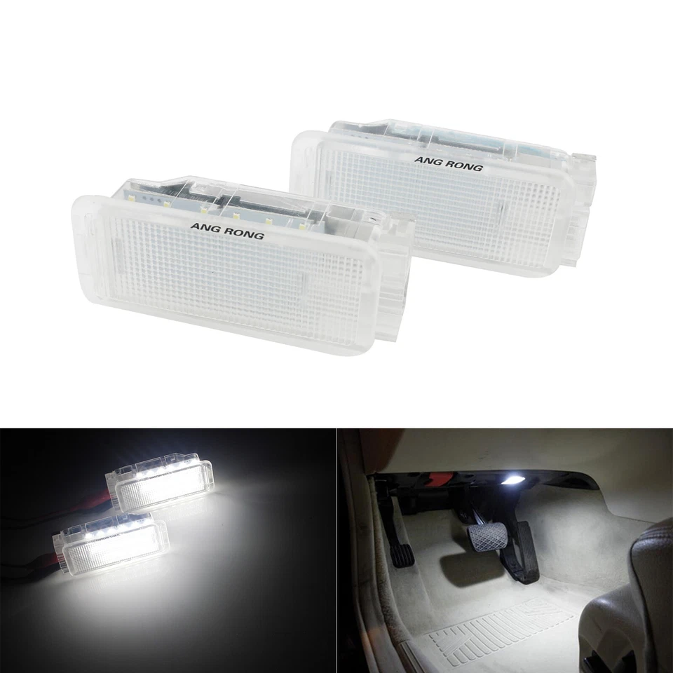 Feux éclairage de courtoisie Bagages Porte LED Pour Peugeot Citroën Blanc 6000k - Photo 2/4