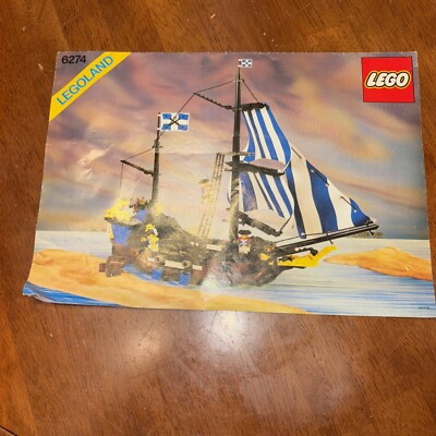 Lego Legoland 6274 Caribbean Clipper Manual Booklet
