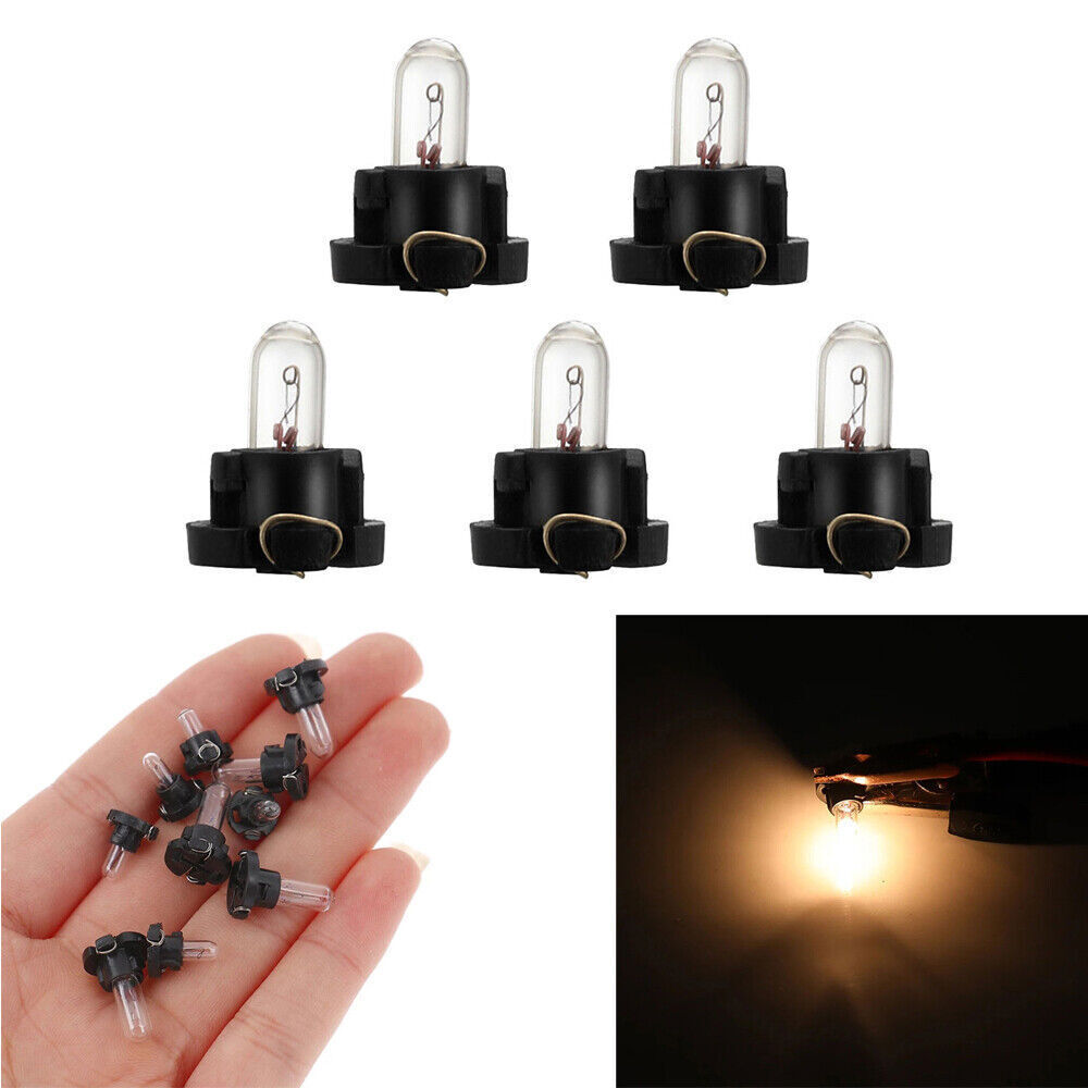 10 Car T4.7 Wedge LED Bulb Control Instrument Panel Climate Light Dash Base Lamp 10 Car T4.7 Wedge LED Bulb Control Instrument Panel Climate Light Dash Base Lamp
