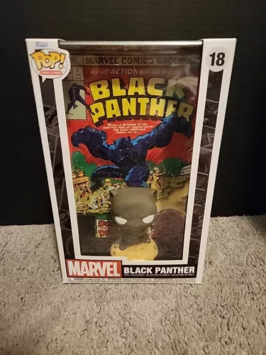 Funko Pop! Comic Book Cover with Case: Marvel - Black Panther #18