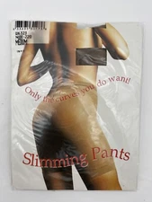 Slimming Pants M (10-12) Nude 220 Control Top Flattens Wellquest Int - Sealed