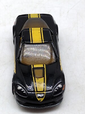 Hot Wheels '09 Corvette ZRI Black & Yellow Die Cast Metal Car | eBay