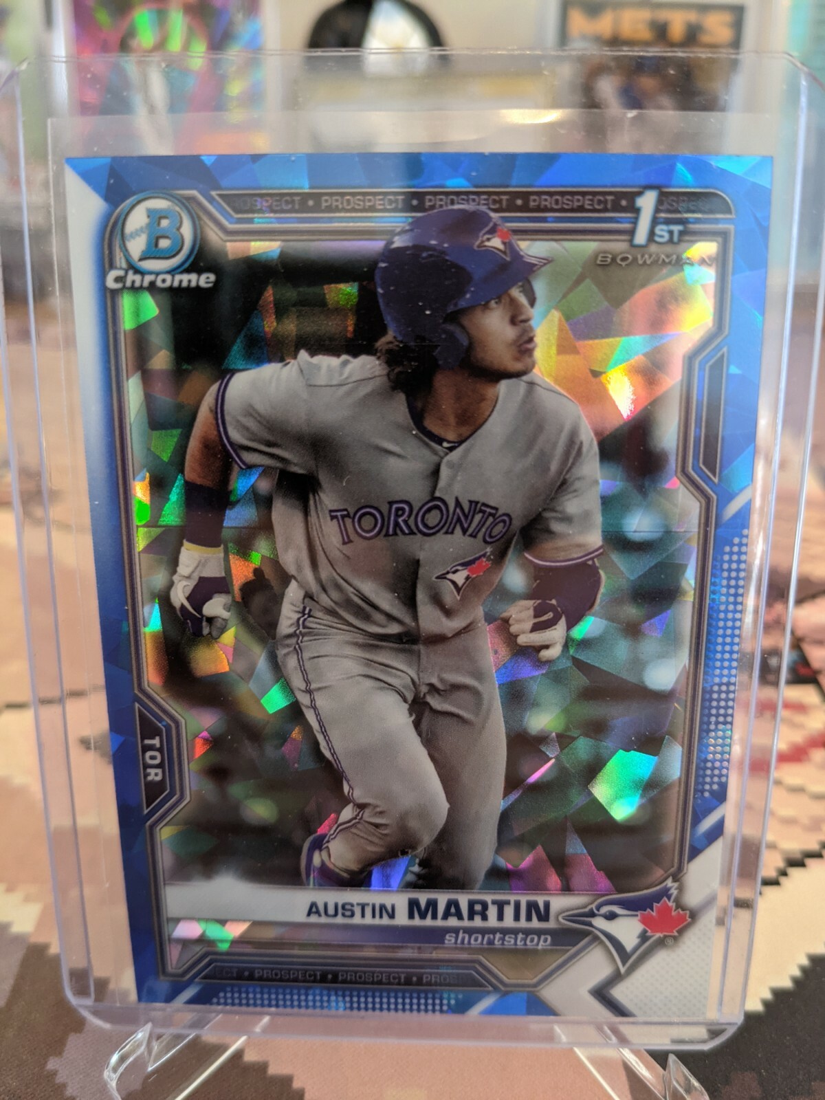 2021 Bowman Chrome Sapphire Prospects AUSTIN MARTIN #BCP-87 1st Blue Jays