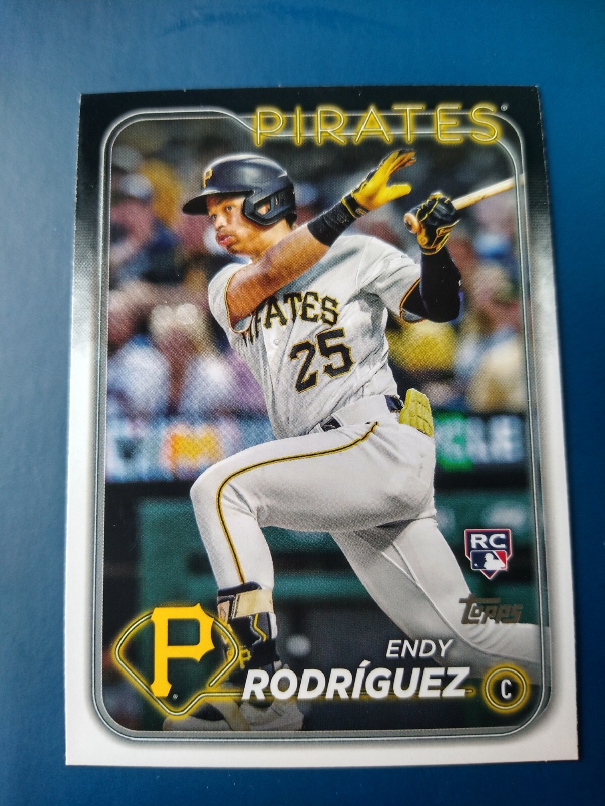 2024 Topps Series 1 Endy Rodriguez #3 Pittsburgh Pirates Rookie RC