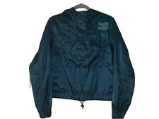 Nike Sportswear Women's Size XS Hooded Swoosh Jacket Pullover Dark Teal Pocket