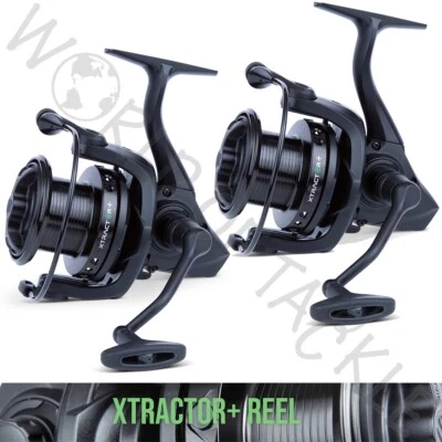 2 x SONIK Xtractor+ 5000 Rolle Mini Big Pit Rolle Karpfen Friedfisch Hecht Angeln