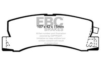 Ebc Brakes DP2628 Greenstuff 2000 Serie Sport BremsbeläGe GrüN