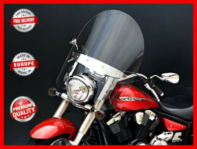 YAMAHA XVS 1300 MIDNIGHT STAR / V-STAR 70CM WINDSCHILD WINDSCHUTZSCHEIBE SCHEIBE